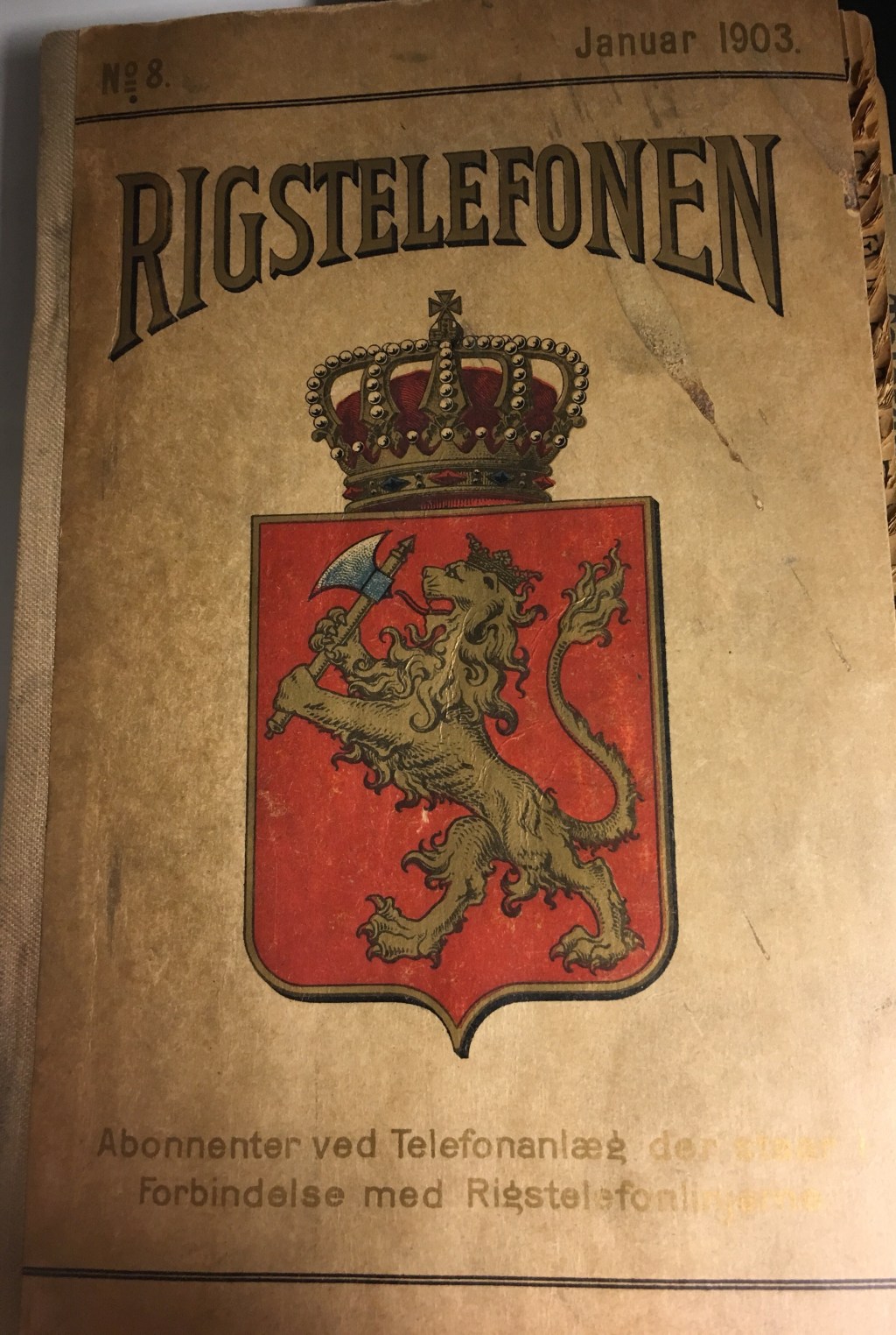 Telefonkatalogen for Ål og Hol&nbsp;1903