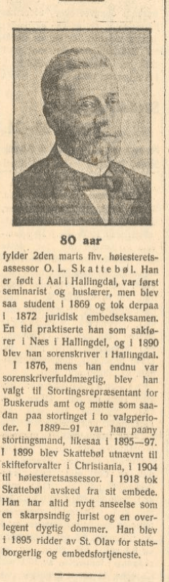 skattebøl 80 år morgenbladet 1924