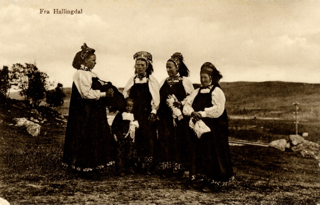 Gamle postkort frå&nbsp;Hallingdal