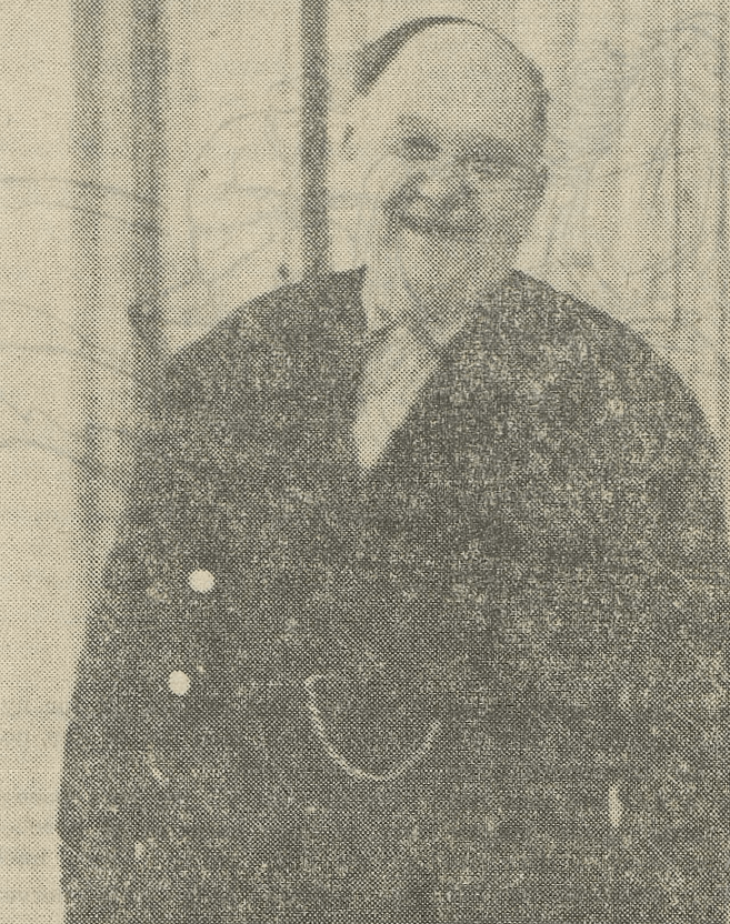 Nationen på vitjing hjå Truls Ørpen 22. desember&nbsp;1953.