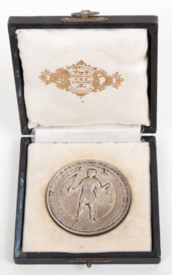 Medalje fra Kongsberg Jubileumsutstilling i 1924